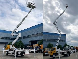 23m <b>25m</b> 27m Telescopic Aerial Work Vehicle Hydraulic Outrigger Telescopic Boom Aerial Work Platform Vehicle Hot Sale - Product Image 4