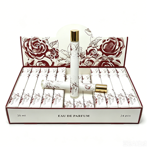 Parfum pour femme en format voyage 35 ml, senteur florale de <span class=keywords><strong>rose</strong></span>, 24 pièces par boîte, spray longue durée - Product Image 2