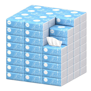 Papel tisú facial de alta calidad, toallas de papel suaves de <span class=keywords><strong>5</strong></span> capas, papel tisú facial de pulpa de madera virgen para Hotel de oficina - Product Image 1