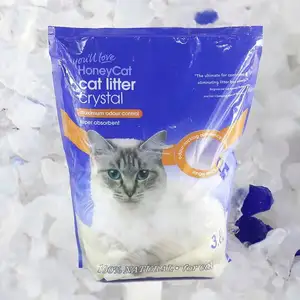 Fabricant litière pour chat en cristal en gros déodorant de toilette Gel de silice litière pour chat en cristal