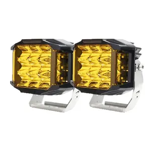 2022 Aurora 5 ''45W étanche LED phares de conduite voiture 4x4 12V 24V tir latéral LED antibrouillard de travail pour véhicule