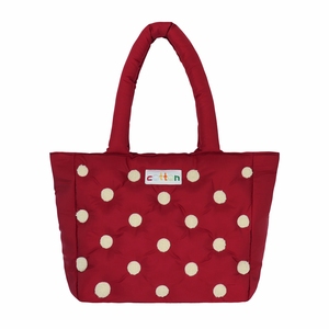 2026 Custom Senrong Women's Portable <b>Puff</b> Quilt Tote <b>Bag</b> Personalized Logo Polyester Lining 36x15x31cm Winter Spring Autumn Use - Product Image 1