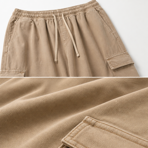 <span class=keywords><strong>Pantaloni</strong></span> Cargo Lavati da <span class=keywords><strong>Uomo</strong></span>, <span class=keywords><strong>Pantaloni</strong></span> Utility a Gamba Larga <span class=keywords><strong>con</strong></span> Coulisse e <span class=keywords><strong>Tasche</strong></span> <span class=keywords><strong>con</strong></span> Patta, 100% <span class=keywords><strong>Cotone</strong></span> Streetwear OEM - Product Image 5