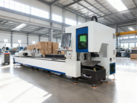 Découpeuse laser CNC pour tubes en acier, profilés en I, cornières, tubes ronds et carrés – Machine de découpe laser de tubes 1500W-12000W