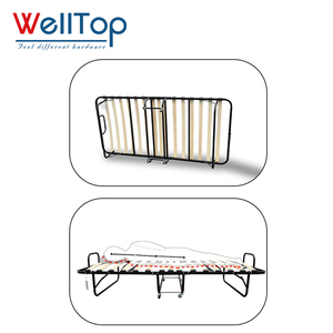 Cama Plegable Portátil Moderna con Marco Metálico y Ruedas para Hospital, Dormitorio, Hotel y Exteriores, Venta al Por Mayor de Fábrica - Product Image 6