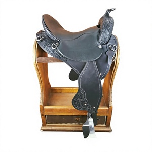 Sillín de Carreras BS International NA80 de Cuero de Búfalo Artesanal con Estructura de Madera, Ecológico y Sostenible, Personalizable, Inglés, SUS304 - Product Image 1