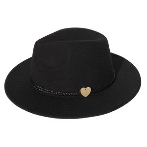 قبعة باناما بحافة واسعة للنساء بلون سادة مخصصة بالجملة للرجال - Product Image 3