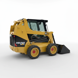 Mini-chargeuse compacte Caterpillar 246D d'<span class=keywords><strong>occasion</strong></span> <span class=keywords><strong>à</strong></span> faible kilométrage, <span class=keywords><strong>à</strong></span> braquage zéro, avec ligne hydraulique auxiliaire - Product Image 6