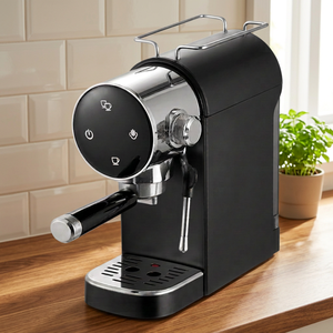 Machine à café expresso semi-automatique, 15 bars de pression, chauffe-eau thermobloc, pré-infusion, pour la maison, avec mousseur à lait - Product Image 2