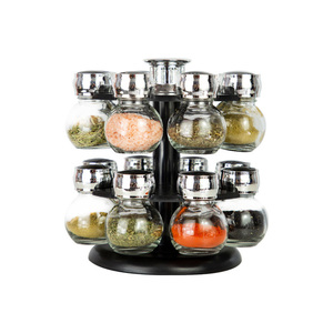 Ensemble <span class=keywords><strong>de</strong></span> bouteilles à épices en verre scellées pour assaisonnement <span class=keywords><strong>de</strong></span> <span class=keywords><strong>barbecue</strong></span> rotatif pour <span class=keywords><strong>ustensiles</strong></span> <span class=keywords><strong>de</strong></span> cuisine - Product Image 1