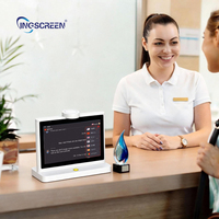 Interprète intelligent à double écran INGSCREEN IPS avec reconnaissance vocale basée sur l'IA prenant en charge 37 langues pour la communication sur site