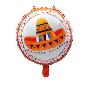 Nouveaux ballons en feuille d'aluminium, chapeau et piñata sur le thème du carnaval de la fête nationale mexicaine <span class=keywords><strong>pour</strong></span> la décoration de fête - Product Image 6