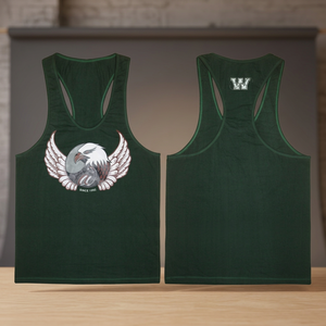 <b>Men's</b> Gym <b>Stringer</b> Singlet Bodybuilding Tank Top Knitted Plus Size Print Breathable Quick Dry Casual 100% Cotton GS-430 - Product Image 3