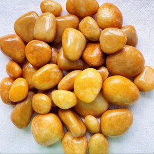 Chất lượng cao đánh bóng đá tự nhiên sông đá đầy màu sắc sỏi với hình dạng tròn cho cảnh quan bao gồm đá cuội Trắng - Product Image 4