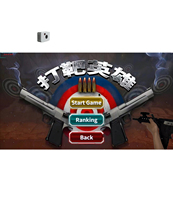 Simulateur de tir Pistolet laser Écran de jeu d'entraînement de haute précision Projection interactive du pistolet FPS