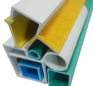 Profili Pultruded Frp rinforzati con fibra di vetro colorata