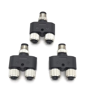 Connettore Sensore Leaka M12 Y Splitter IP67, <span class=keywords><strong>1</strong></span> Maschio 2 Femmine 4/5 Pin per Automazione Industriale e Robotica, OEM - Product Image 2