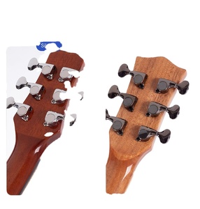 Vente en gros usine : Lot mixte de mécaniques de guitare métalliques scellées 3R+3L, mécaniques fermées pour guitares acoustiques et électriques - Product Image 6
