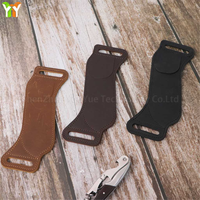 Étui de protection pour couteau pliant en cuir véritable de qualité supérieure, élégant, en forme de S, multifonctionnel, portable, à suspendre à la ceinture