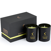 Juego de Regalo de Velas Aromáticas de Lujo, Velas de Cera de Soya Personalizadas con Fragancia