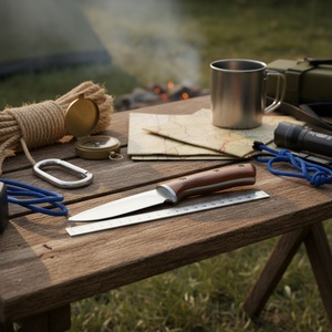 มีดพับคุณภาพสูง BK Tactical EDC ใบมีดสแตนเลส ด้ามไม้ ปรับแต่งได้สำหรับ DIY OEM สำหรับใช้งาน - Product Image 6