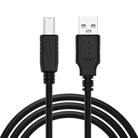 DFX USB 2.0 a to B Printer Cable 1.8m, High Speed 480Mbps Data Scan Cord Scanner Wire for Yamaha MIDI Keyboard