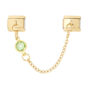 イタリア製新モデルモジュールブレスレットステンレスダブルフェスティバル18KゴールドペンダントチェーンDIYリラックスアクセサリー - Product Image 2