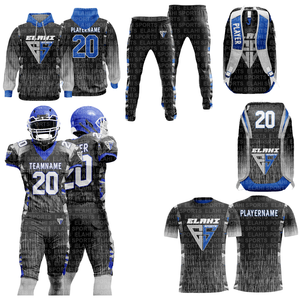 OEM ODM al por mayor personalizado sublimado uniforme de fútbol americano estilo escolar corto transpirable Paquete de oferta conjunto de pantalones y camisetas 2025 - Product Image 1