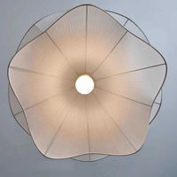 Lustre crème de style nordique français, luminaire suspendu pour salon et chambre à coucher, lumière LED pour la décoration de la maison