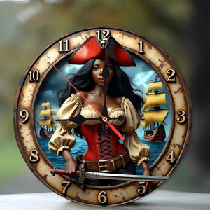Round Wooden Wall <b>Clock</b> 25x25Cm Silent Non Ticking Decor For Hotel Room Interior Hanging <b>Clock</b> - Product Image 2