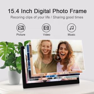 Prix le moins cher US PLUG Hd 15.4 pouces albums <span class=keywords><strong>photo</strong></span> cadre vidéo grand angle 178 ° cadre <span class=keywords><strong>photo</strong></span> numérique - Product Image 4