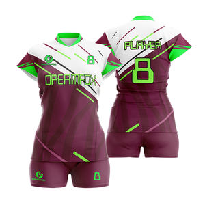 升华印花标志排球运动衫男女通用团队运动排球制服 - Product Image 5