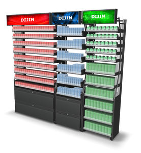 Gasolinera Tiendas Estante de tabaco Tienda de humo Ciga Rette Gabinete de exhibición <span class=keywords><strong>Metal</strong></span> Ciga Rette Estantes de exhibición Venta - Product Image 1