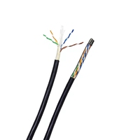 Kabel Jaringan High-Speed 5E 6 6A 7 8 4pr 305m 1000ft Ethernet dengan Konduktor Tembaga Telanjang 6 LAN