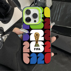 2026ฟุตบอลสำหรับ iPhone 17 PRO MAX Fashion <span class=keywords><strong>15</strong></span> Pro เคสโทรศัพท์ Apple 16 Europe America 14 - Product Image 2