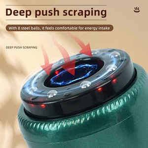 Machine à ventouses intelligente à succès avec ventouses <span class=keywords><strong>anti</strong></span>-<span class=keywords><strong>cellulite</strong></span>, rechargeable, électrique, chauffante, pour massage par ventouses - Product Image 5