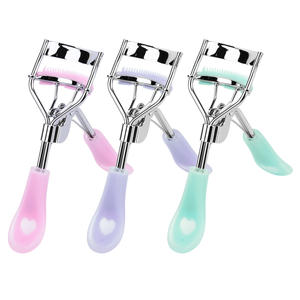 Nuevo Rizador de Pestañas Rosa Personalizado de Larga Duración con Almohadilla de Silicona y Peine - Product Image 1