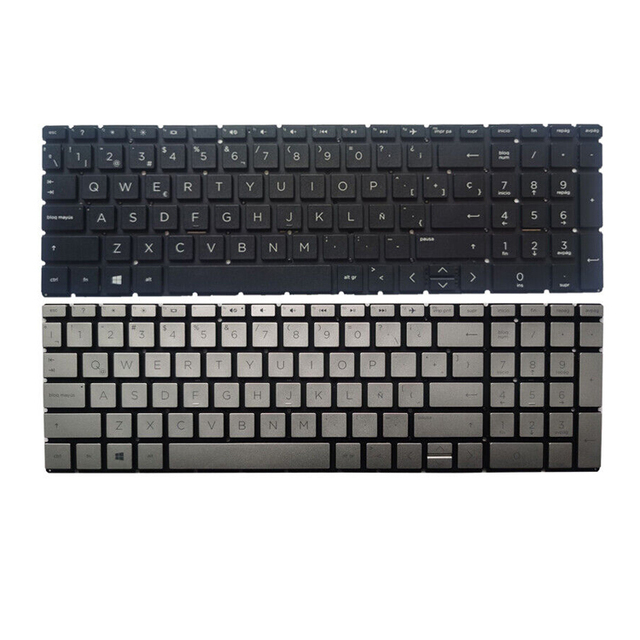 HK-HHT Notebook Teclado Laptop Keyboard for HP Pavilion 15-DA 15-DR 250 255 G7 Spanish Keyboard