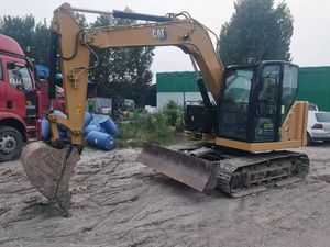 Mini-excavatrice sur chenilles Caterpillar 307.5 d'occasion de 7,5 tonnes à bas prix, avec moteur C2.4T, PLC et moteur de haute qualité - Product Image 4