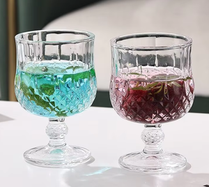 Verre à pied de luxe vintage élégant style Ins pour champagne, vin mousseux, jus, cocktails et usage quotidien - Product Image 6