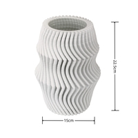 Nouveau Style 3D Vase Art Table Décoratif Blanc Vase En Céramique Moule Pour La Décoration Intérieure fleur