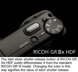 Appareil photo numérique compact RI COH GR IIIx HDF avec capteur CMOS APS-C de 24 MP, objectif GR 40 mm F2.8 (au format 35 mm) Capteur CMOS Mi - Product Image 5