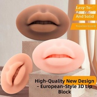 Peau d'entraînement 3D en silicone pour microblading, accessoires de maquillage permanent pour lèvres et dents, lèvres artificielles faciles à utiliser – Vente en gros