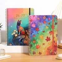 Carnet de prière chrétien personnalisé A5 vintage, couverture rigide, agenda d'étude biblique, notes dévotionnelles, carnet à spirales