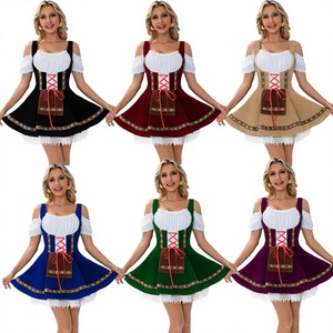 New <strong>Halloween</strong> Echo German Beermaid Dress Bar Maid Outfit in <strong>Plus</strong> <strong>Sizes</strong> Oktoberfest <strong>Costume</strong> - Product Image 1
