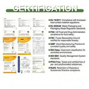 Papel Corrugado Biodegradable, Ecológico, Reciclable <span class=keywords><strong>y</strong></span> de Grado Alimenticio para Hamburguesas, Papas Fritas <span class=keywords><strong>y</strong></span> <span class=keywords><strong>Pollo</strong></span> Frito, Impresión Personalizada al por Mayor - Product Image 6