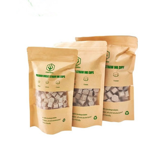 200 pezzo biodegradabile PMU inchiostro tatuaggio tazze <span class=keywords><strong>S</strong></span>/M/L 10mm,12mm,15mm tappi inchiostro pigmento tatuaggio - Product Image 1