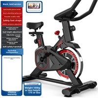 Vélo d'exercice d'intérieur à contrôle magnétique silencieux pour le fitness, le remodelage corporel, la perte de poids et la combustion des graisses, idéal pour la salle de sport à domicile