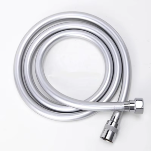 Homedec di alta qualità argento PVC tubo doccia pratico e durevole stile moderno <span class=keywords><strong>per</strong></span> uso <span class=keywords><strong>bagno</strong></span> Design flessibile - Product Image 2