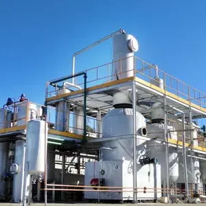 5TPD usado aceite de desecho de motor a la planta de destilación de refinería diesel